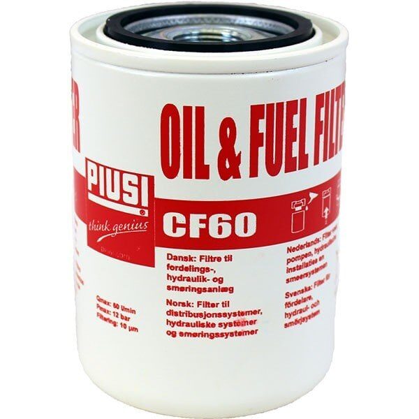 F00611000 Piusi Oil/Fuel filter (Filter Only, 60L/min)